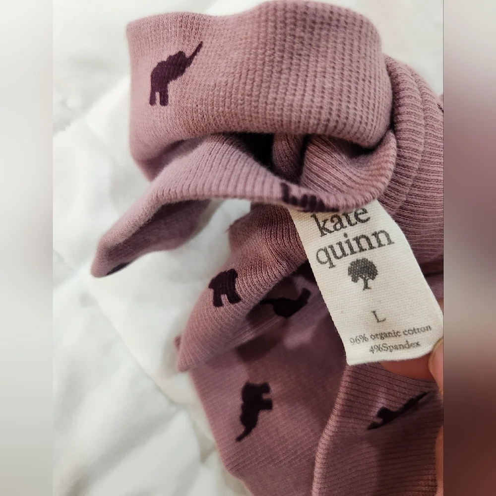 Kate Quinn Elephant Print Headband - Mauve Kids